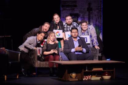 Image from Nick Woodward-Shaw of performance of First Date.