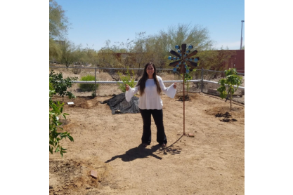 Student Awarded Whataburger Scholarship for Community Garden Idea