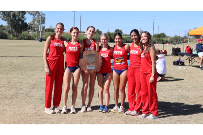 2024 Women's Cross Country team