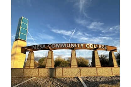 College monument sign