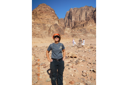 MCC Geography Professor Niccole Cerveny, Ph.D., Contributes Rock Art Expertise to Sustainable Cultural Heritage Project in Jordan