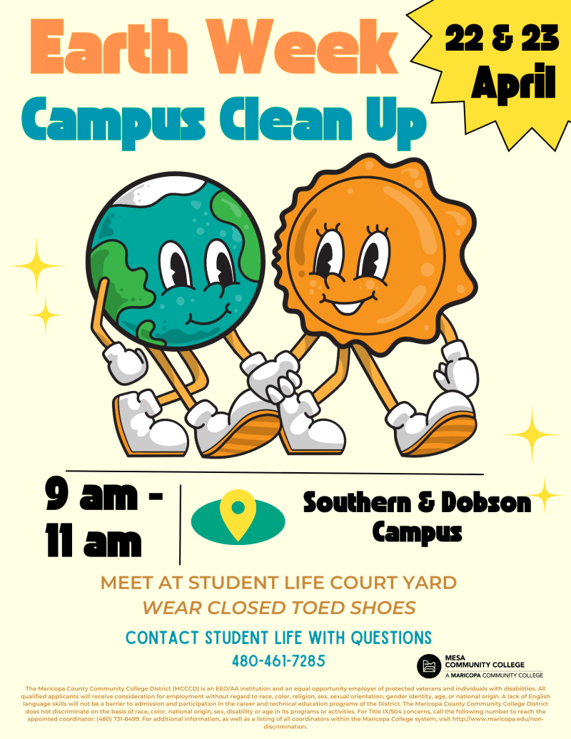 SAVE THE DATE! Campus Clean Up!