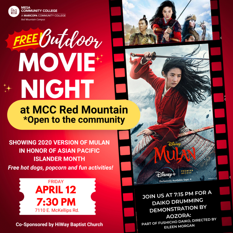 Outdoor Movie Night at Red Mountain