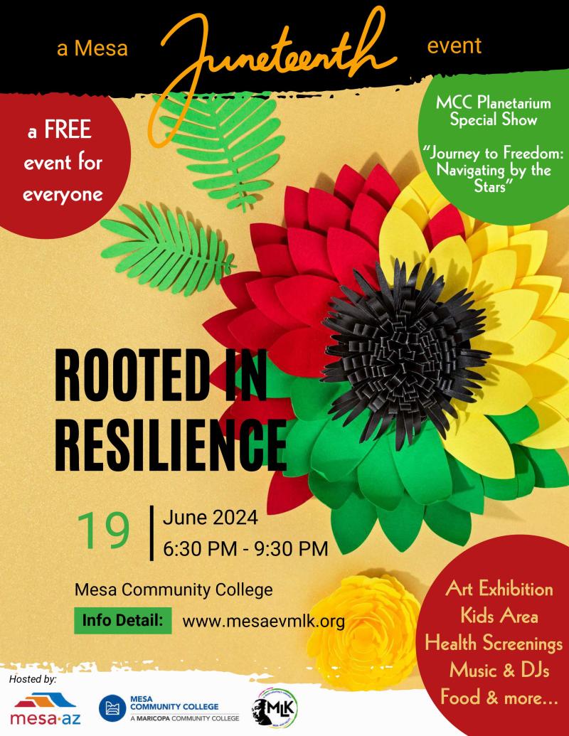 REMINDER: A Mesa Juneteenth Event, Wednesday June 19