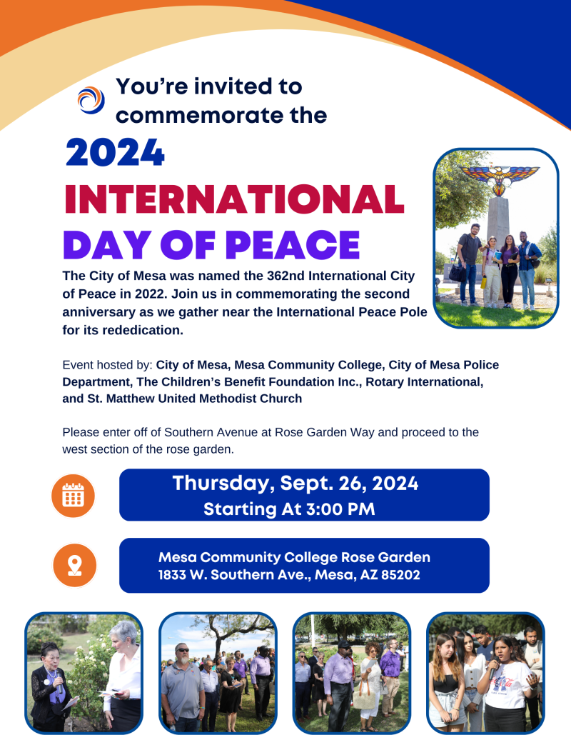 You’re invited to commemorate the 2024 International Day of Peace