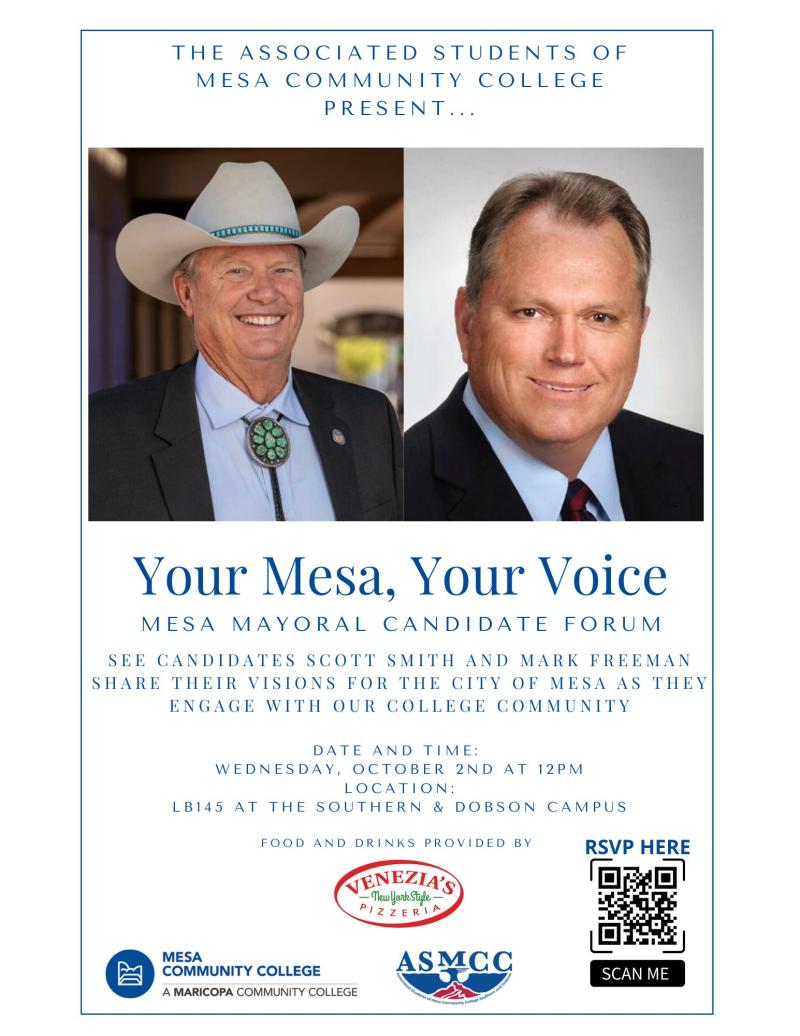 ASMCC Presents: Your Mesa, Your Voice Mesa Mayoral Candidate Forum