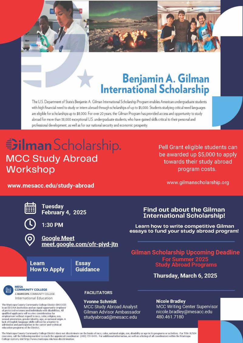 Gilman International Scholarship Workshop