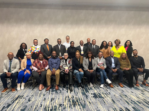 Dr. Robinson with members of NCBAA at a membership meeting in Colorado.