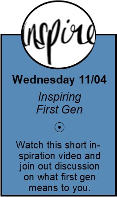 Wednesday Inspiring First Gen