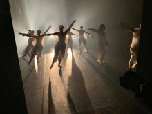 Ethereal dancers on stage