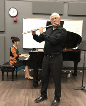 Brian Gordon performing at Summer Flute Project 2019