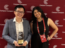 Florian Nguyen with Alejandra Maya