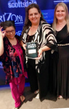 Linda Pauley, Aurelie Flores and Allison Ortega, costume designers for Seussical. 