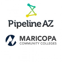 PipelineAZ and MCCCD logos