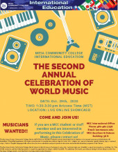 Virtual Celebration of World Music 29 October 2020