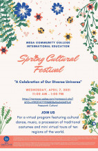 Spring Cultural Festival April 7 2021
