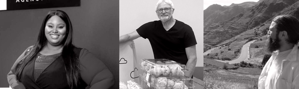 Photo collage, pictured left is Sheena Adams, pictured middle is Mike Rague, picured right is Kirk Costion