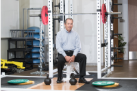 Wayne Balmer in gym