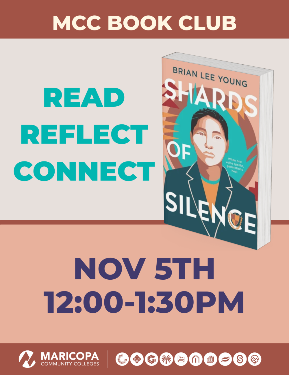 Shards of Silence Book Club poster