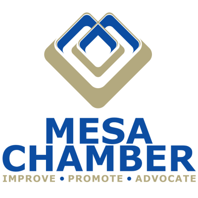 Mesa Chamber of Commerce logo.