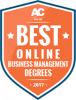 AffordableCollegesOnline Best Online Business Management Degrees 2017 badge
