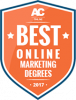 AffordableCollegesOnline Best Online Marketing Degrees 2017 badge